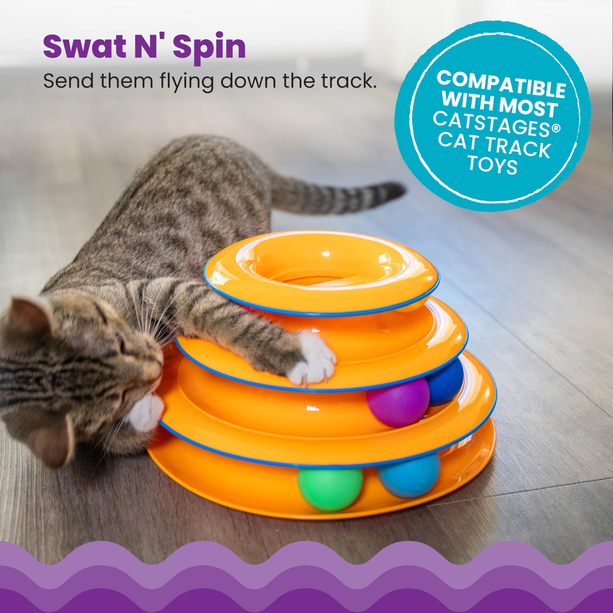Catstages Pet Toy in One-Size, Replacement Balls
