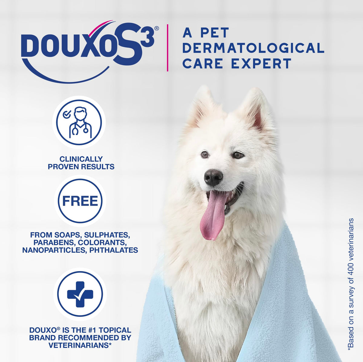 Douxo Animal Fur Cleaner Conditioner in 6.7 oz + 5 oz