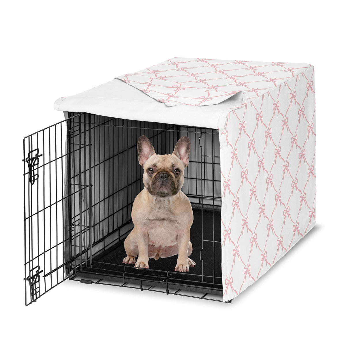 Sweet Jojo Designs Animal Cage in 30.0"L x 21.0"W x 19.5"H, Pink Bow