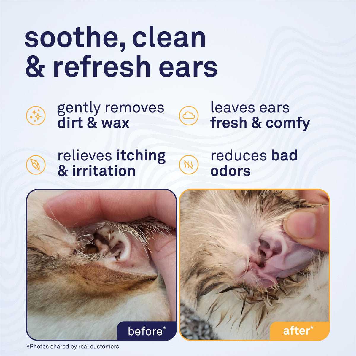 Petpost Pet Supplies in Pack of 1, Cat Ear Wipes