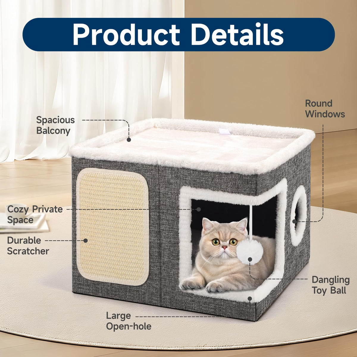 Shikha Animal Shelter in Large, Grey