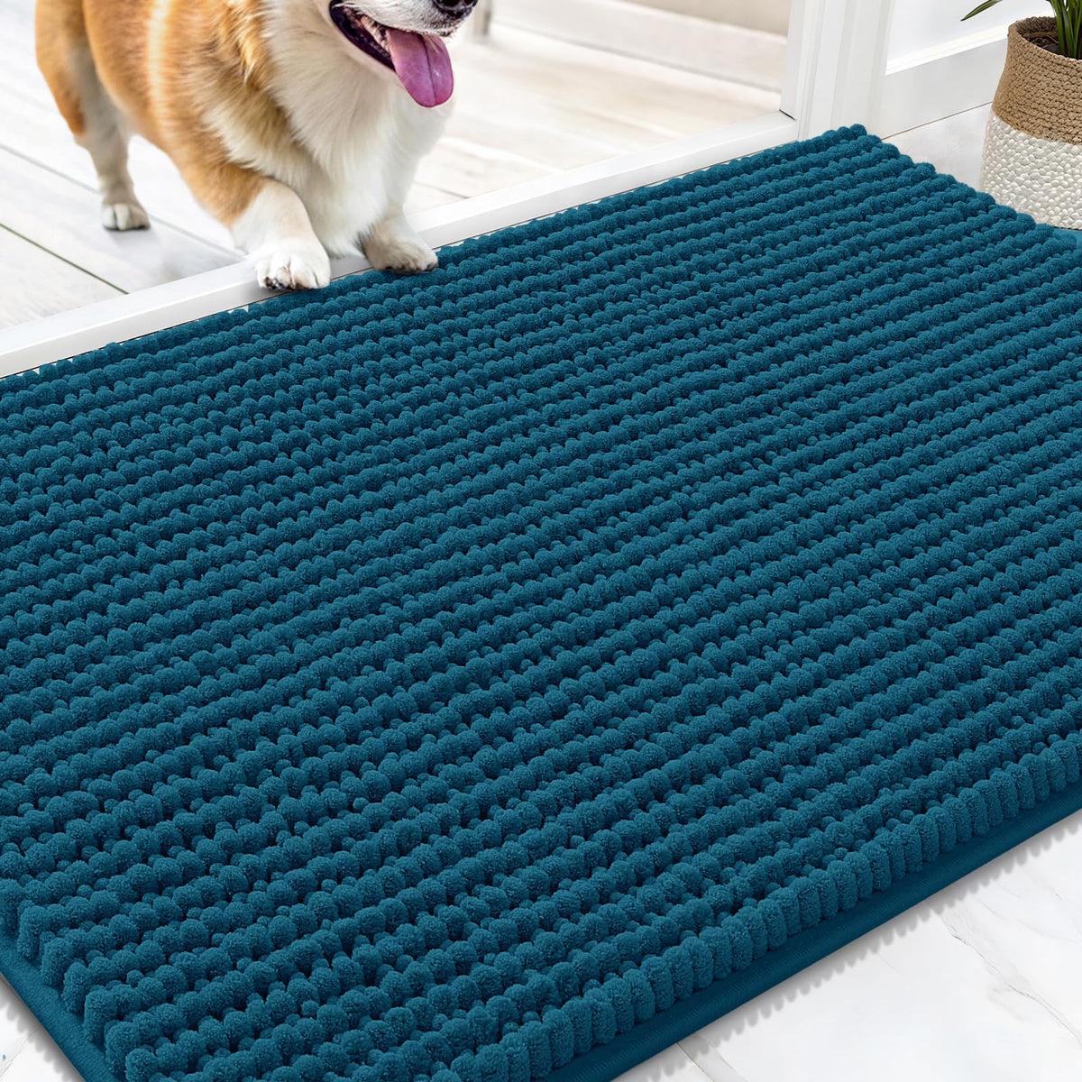 OLANLY Pet Bed Mat in 30" X 20", Atlantic Blue
