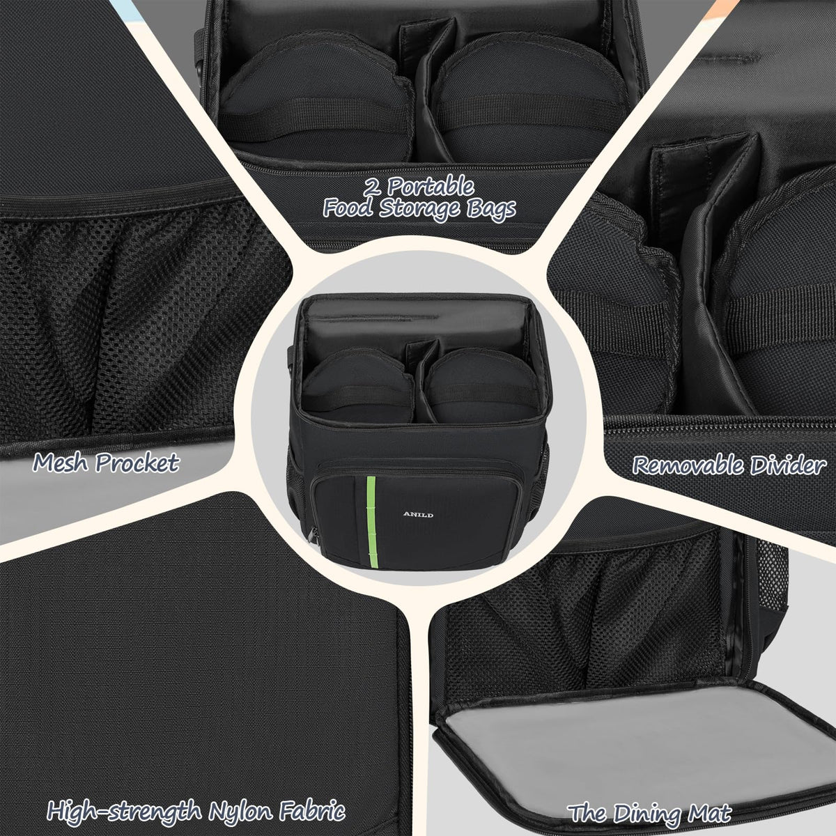 ANILD Animal Carrier in Black