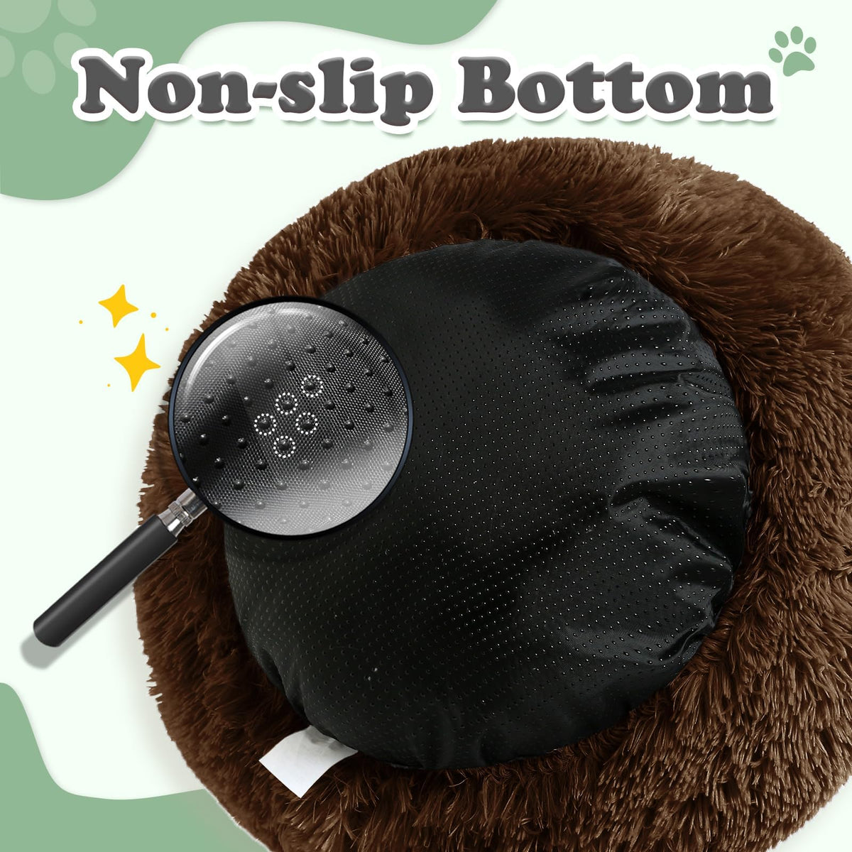 JOLLYVOGUE Pet Bed Mat in 23", Coffee