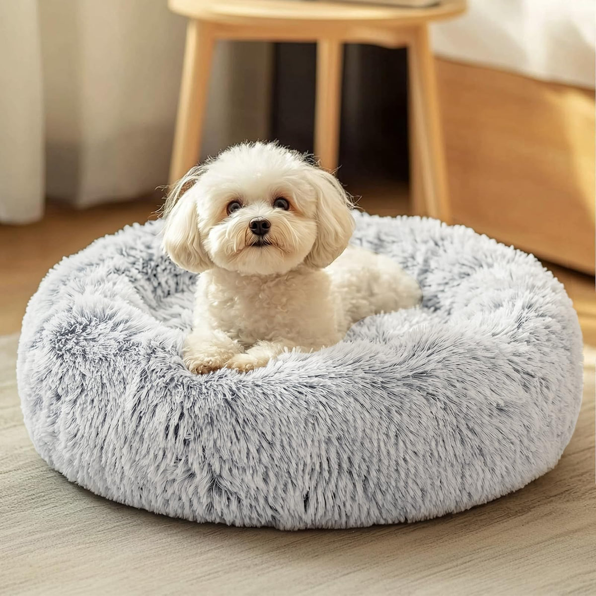 JOLLYVOGUE Pet Bed Mat in 23", 01 - Light Grey