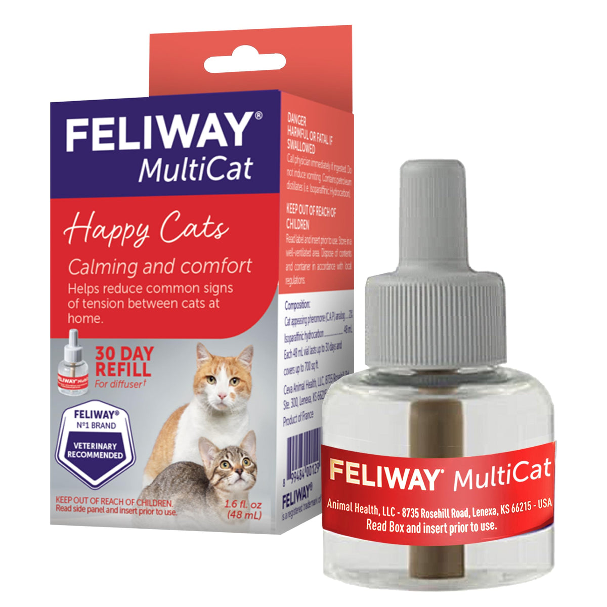 FELIWAY Pet Supplies in 1 Pack, RED