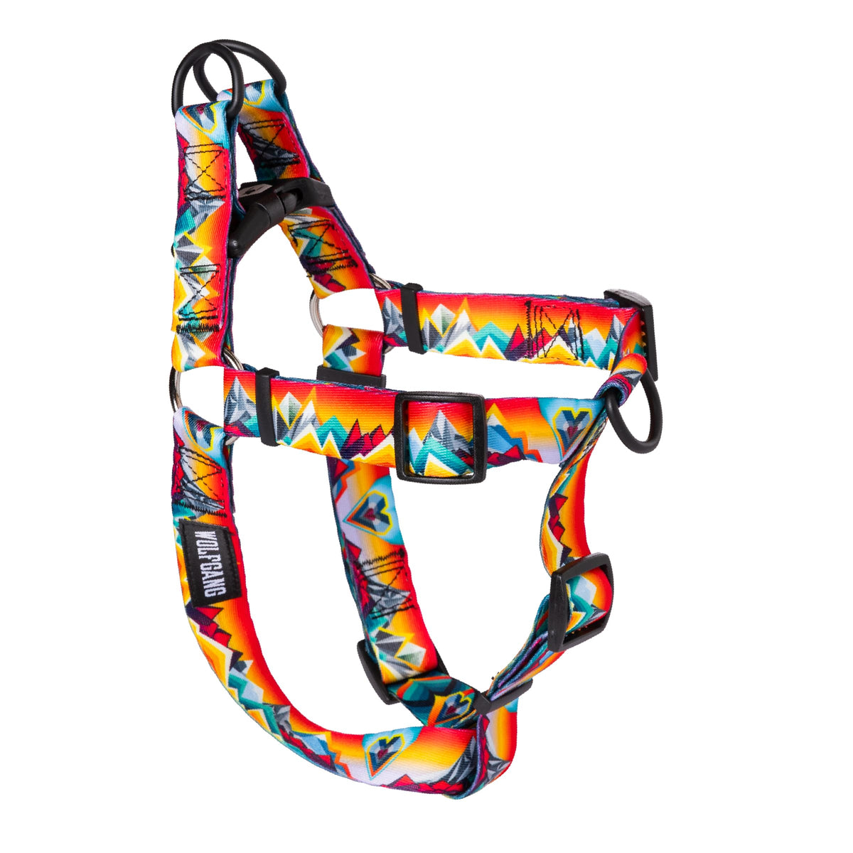 Wolfgang Man & Beast Animal Harness in Small (5/8 Inch x 12-18 Inch), MountainVibes Print