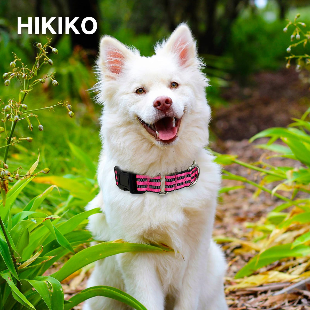 Hikiko Animal Collar in Small, Hot Pink