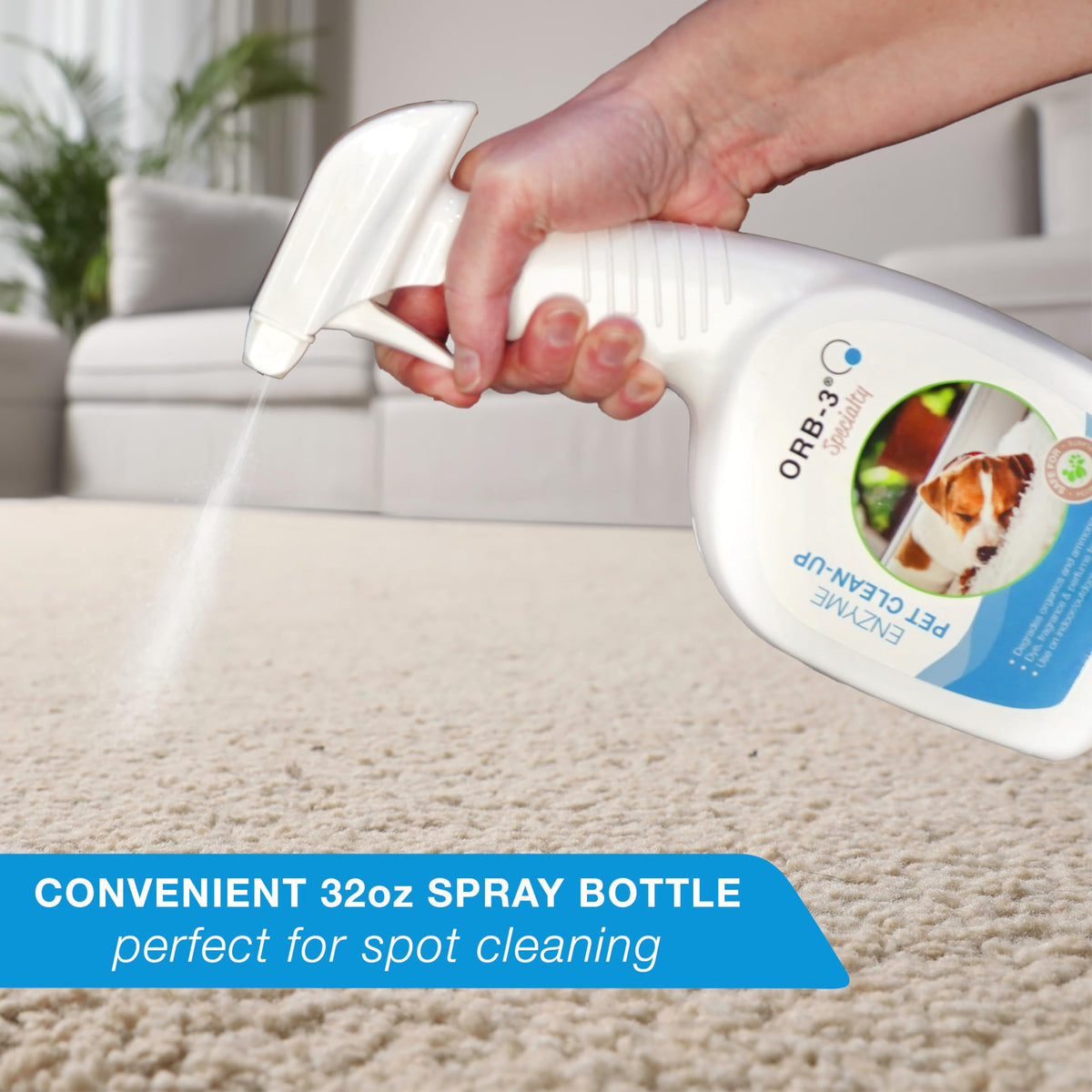 Orb-3 Cleaning Agent in 1-Gallon Refill, blue