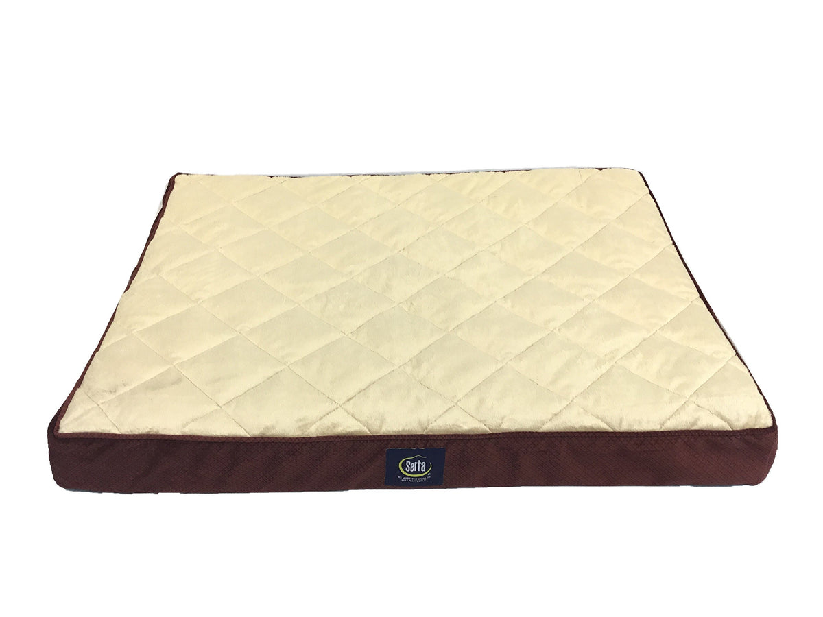 Serta Pet Bed Mat in Large, Burgundy