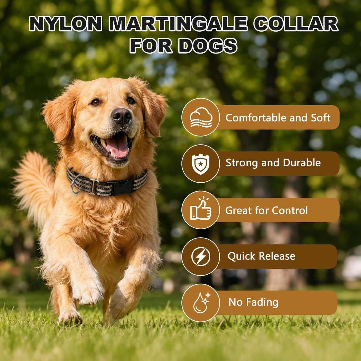 Hikiko Animal Collar in Small, Brown