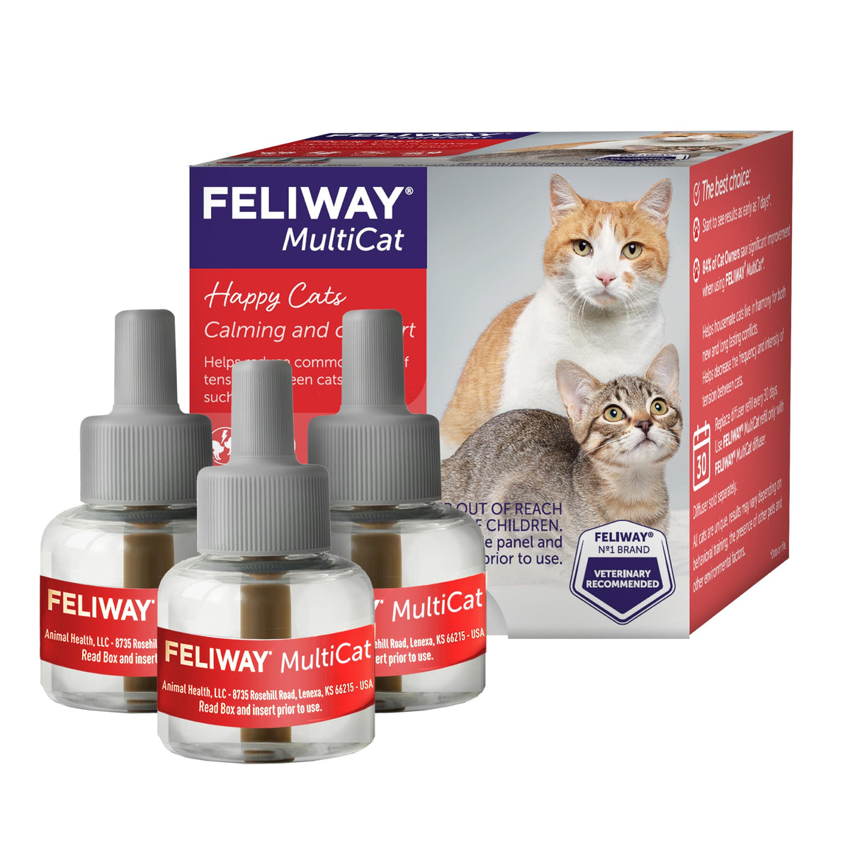 FELIWAY Pet Supplies in 3 Count (Pack of 1), Basic