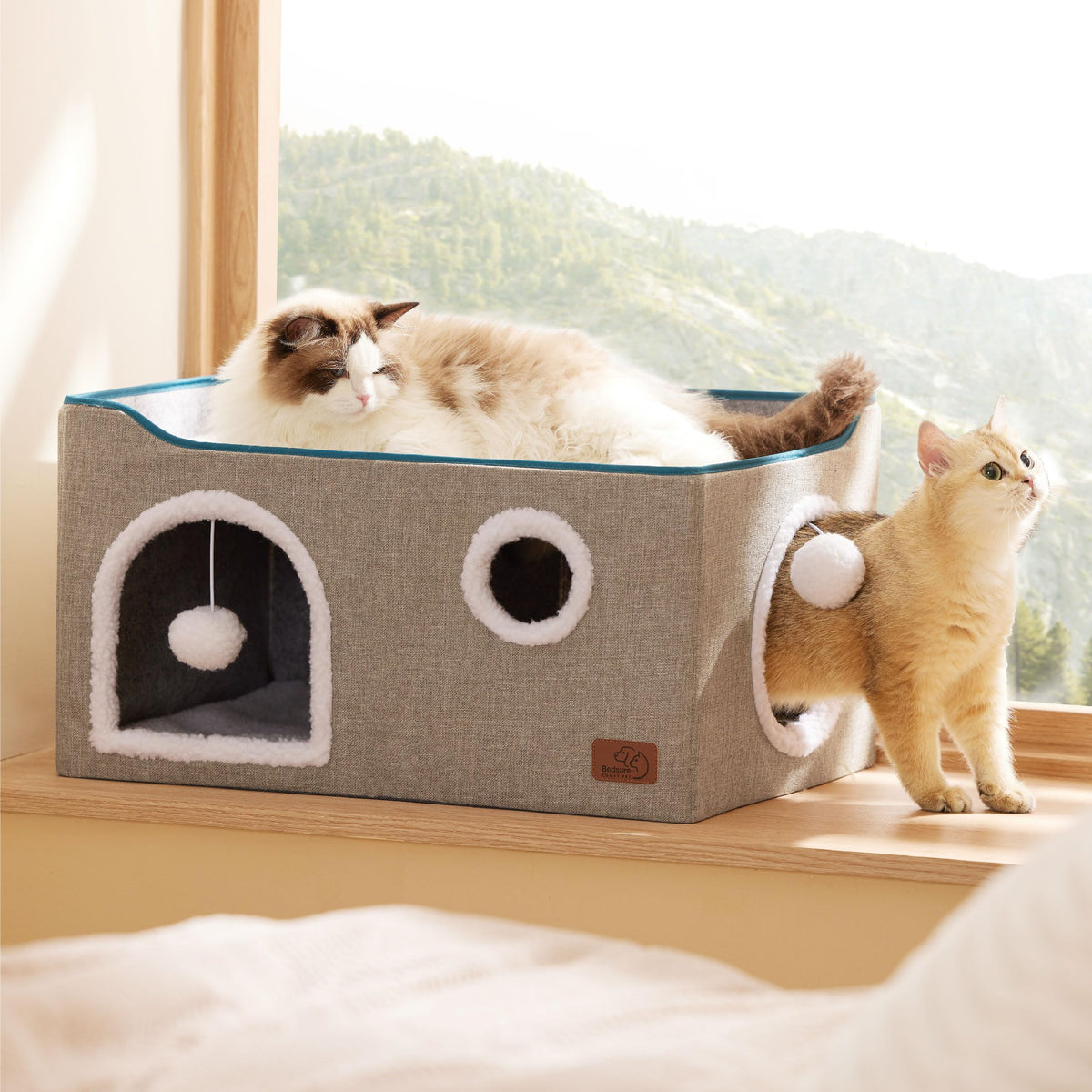 Bedsure Pet Activity Structure in Widen, Grey
