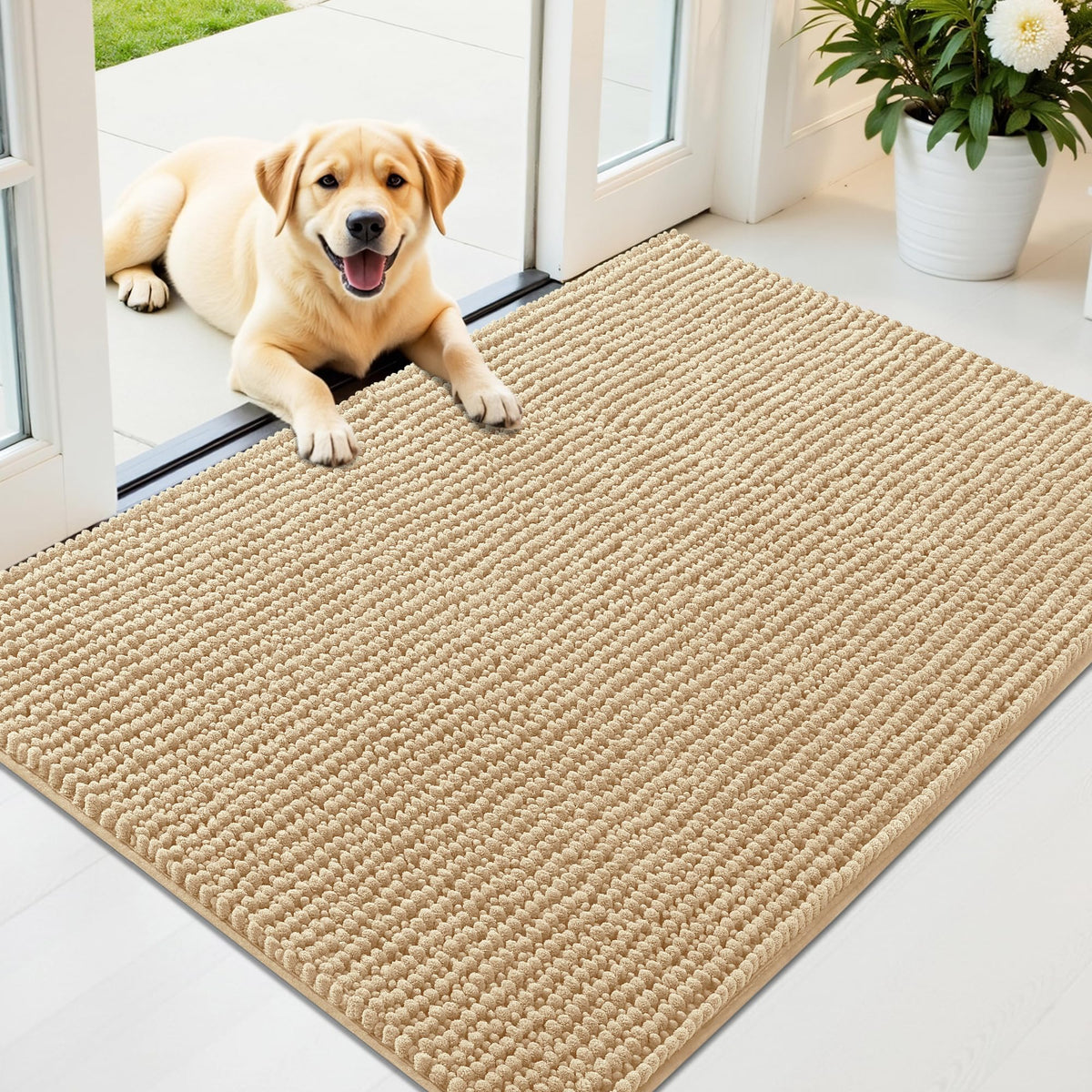 OLANLY Pet Bed Mat in 44" X 32", Airy Blue