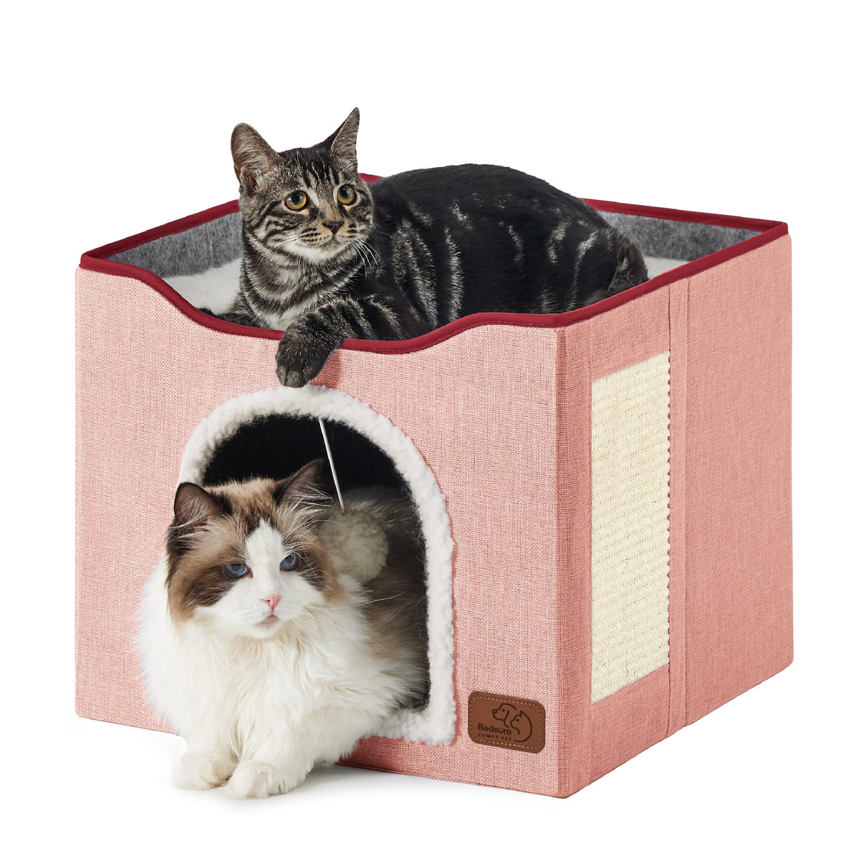 Bedsure Pet Activity Structure in Single, Pink