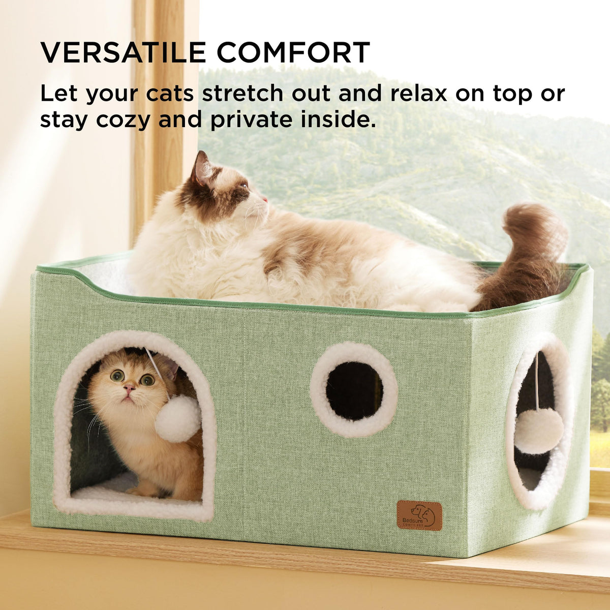 Bedsure Pet Activity Structure in Widen, Green