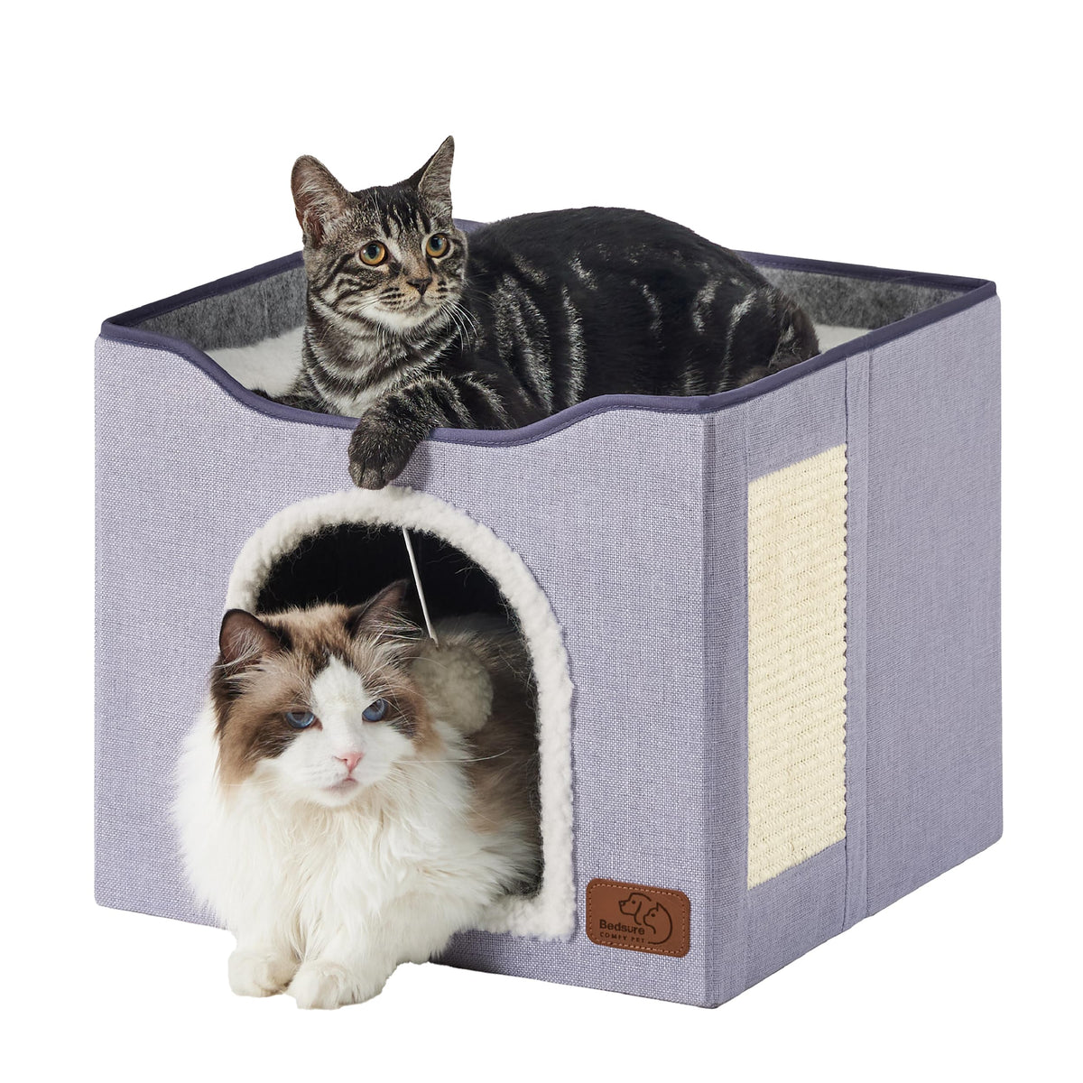 Bedsure Pet Activity Structure in Single, Cloud Purple