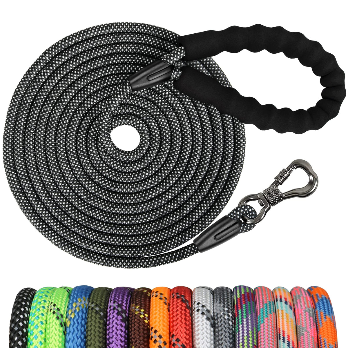 NTR Leash in 20ft*1/3", Black