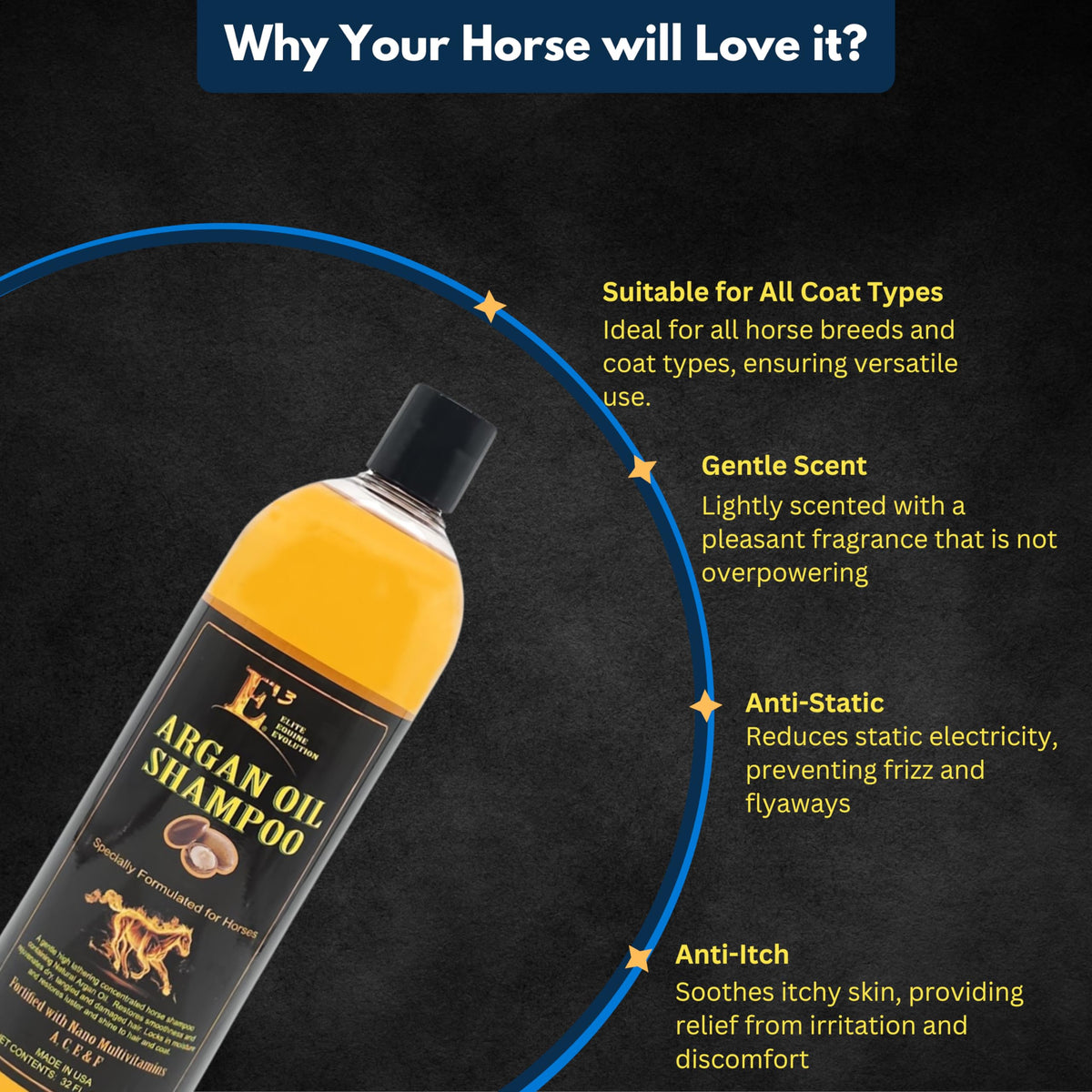 E3 Animal Fur Cleaner Conditioner in 32 fl oz, Golden