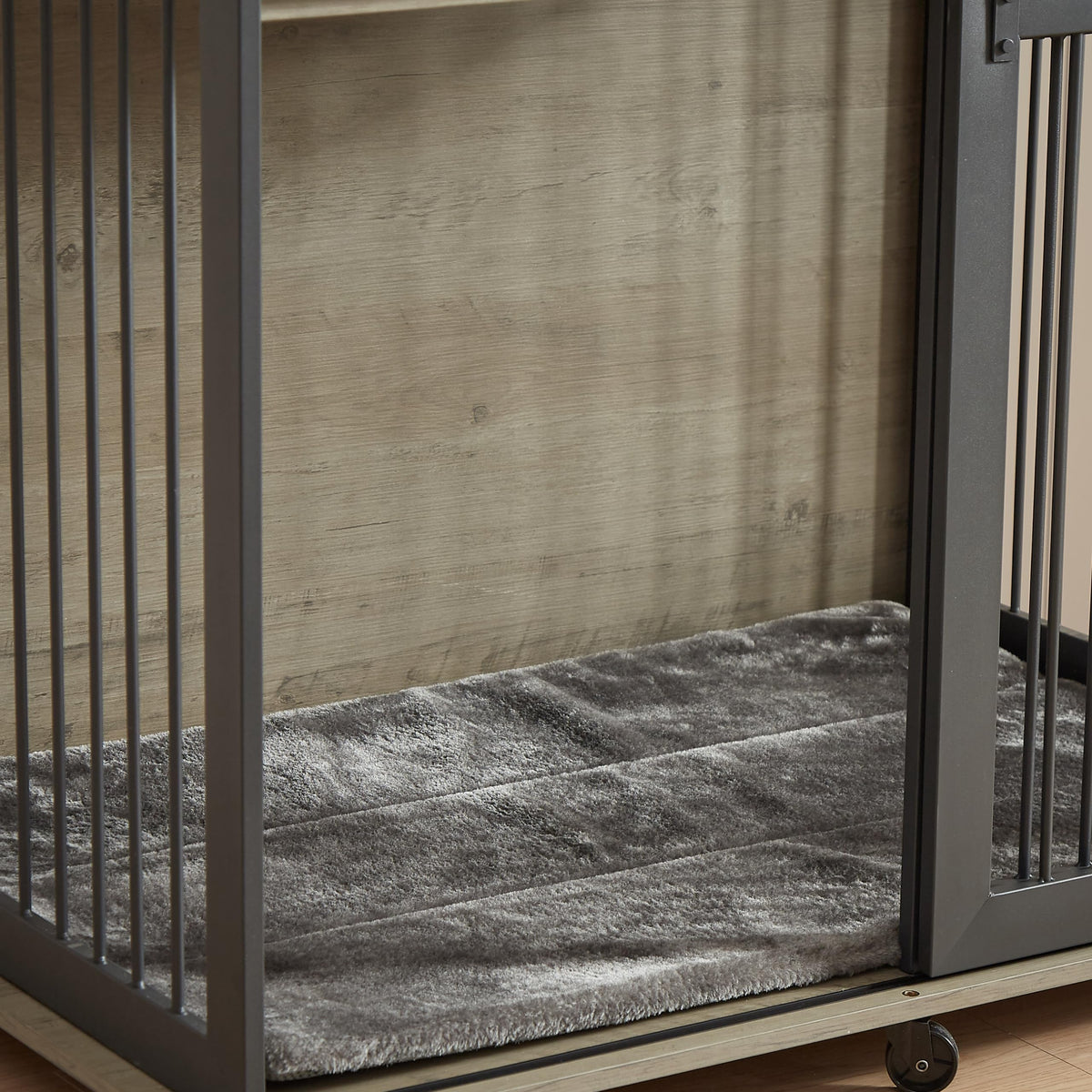 NicBex Animal Cage in 43.7"L x 29.9"W x 42.2"H, Grey