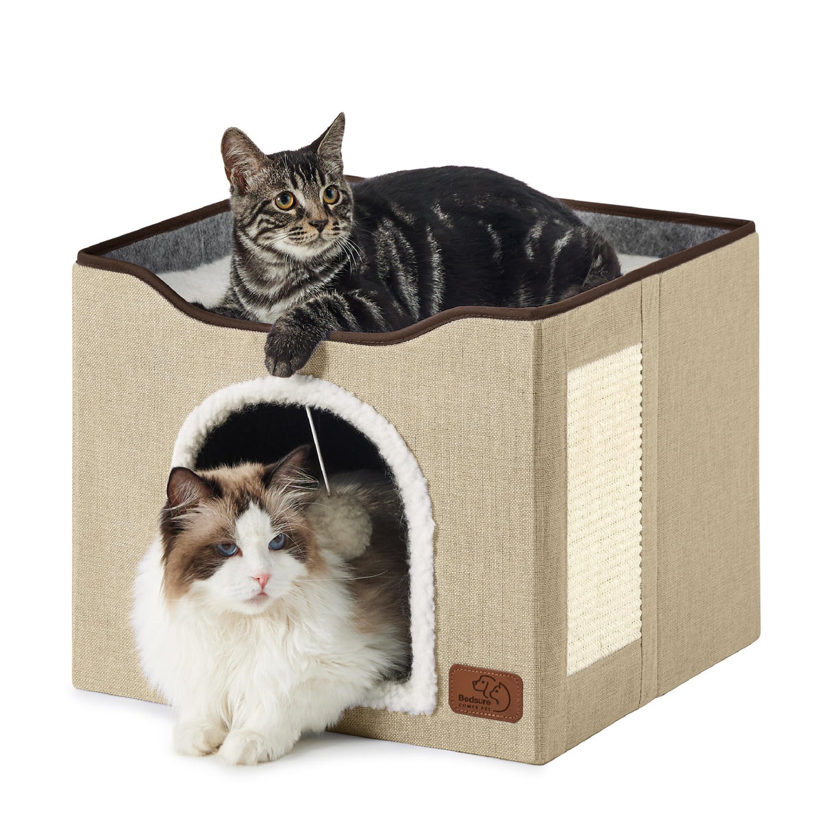 Bedsure Pet Activity Structure in Single, Brown