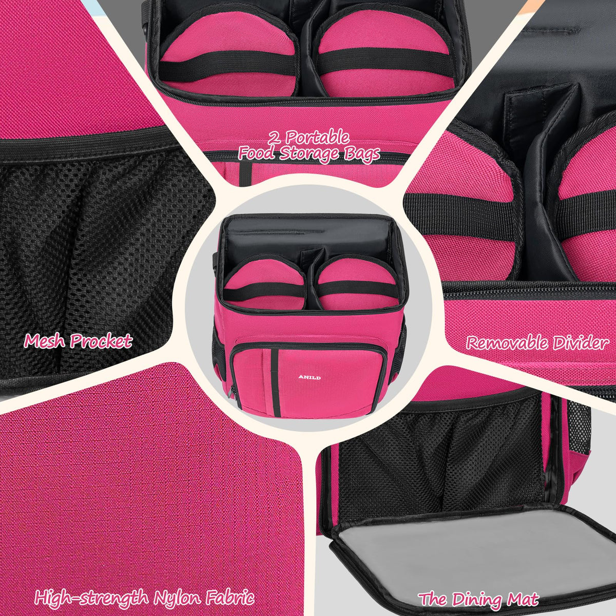 ANILD Animal Carrier in Pink