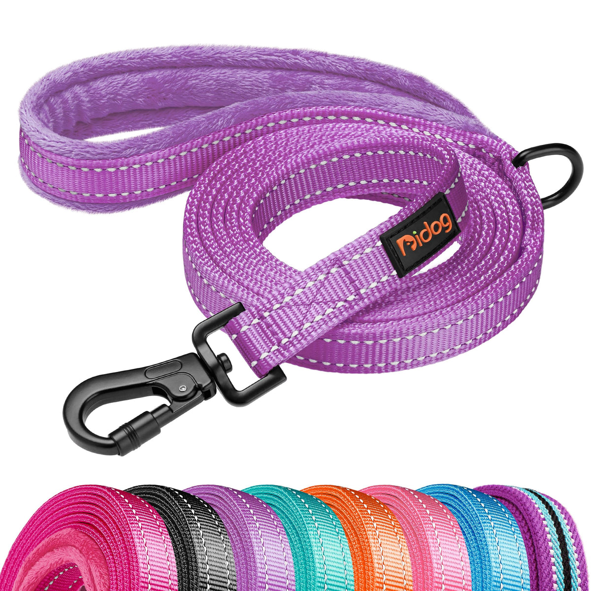 Didog Leash in 3/4''x 4 FT, Purple