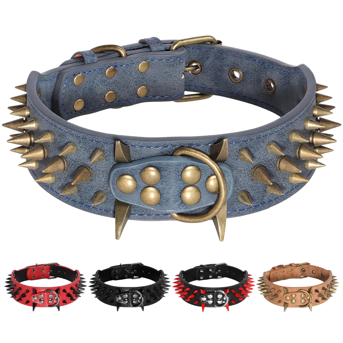 Beirui Animal Collar in Neck 18-23", Blue