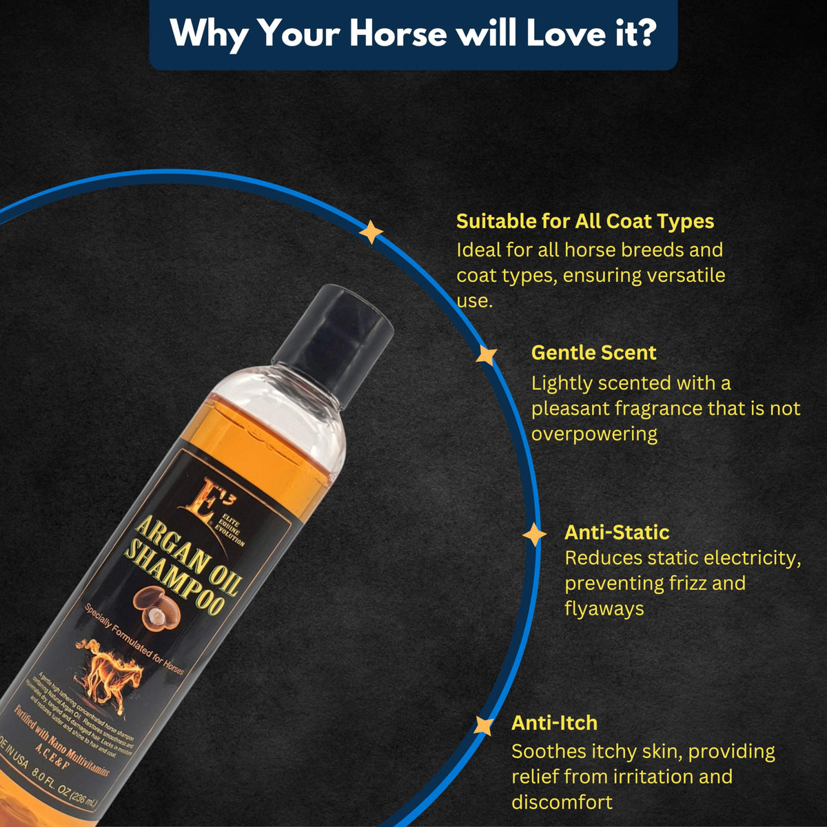 E3 Animal Fur Cleaner Conditioner in 8 fl oz, Brown