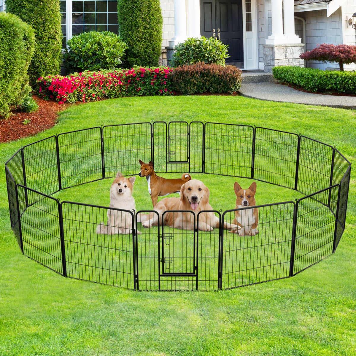 FDW Pet Playpen in Black