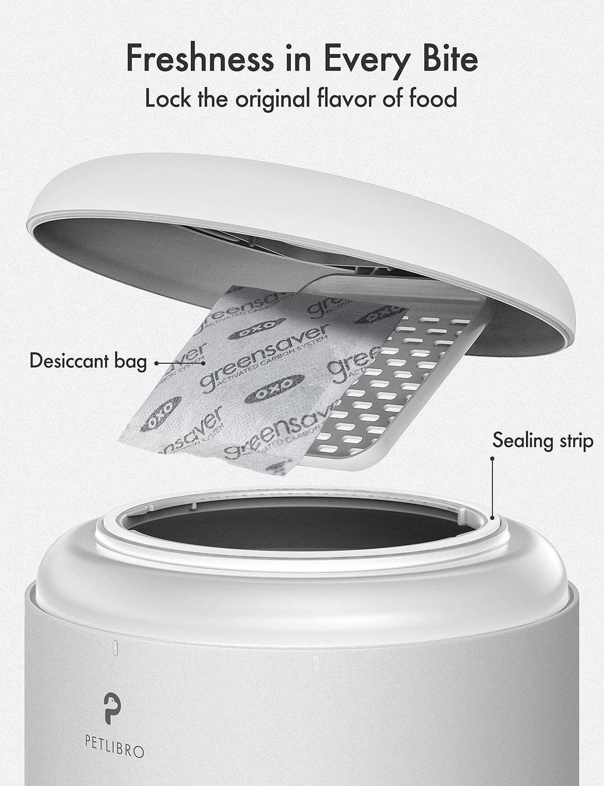 PETLIBRO Pet Feeder in 5L (Basic), White