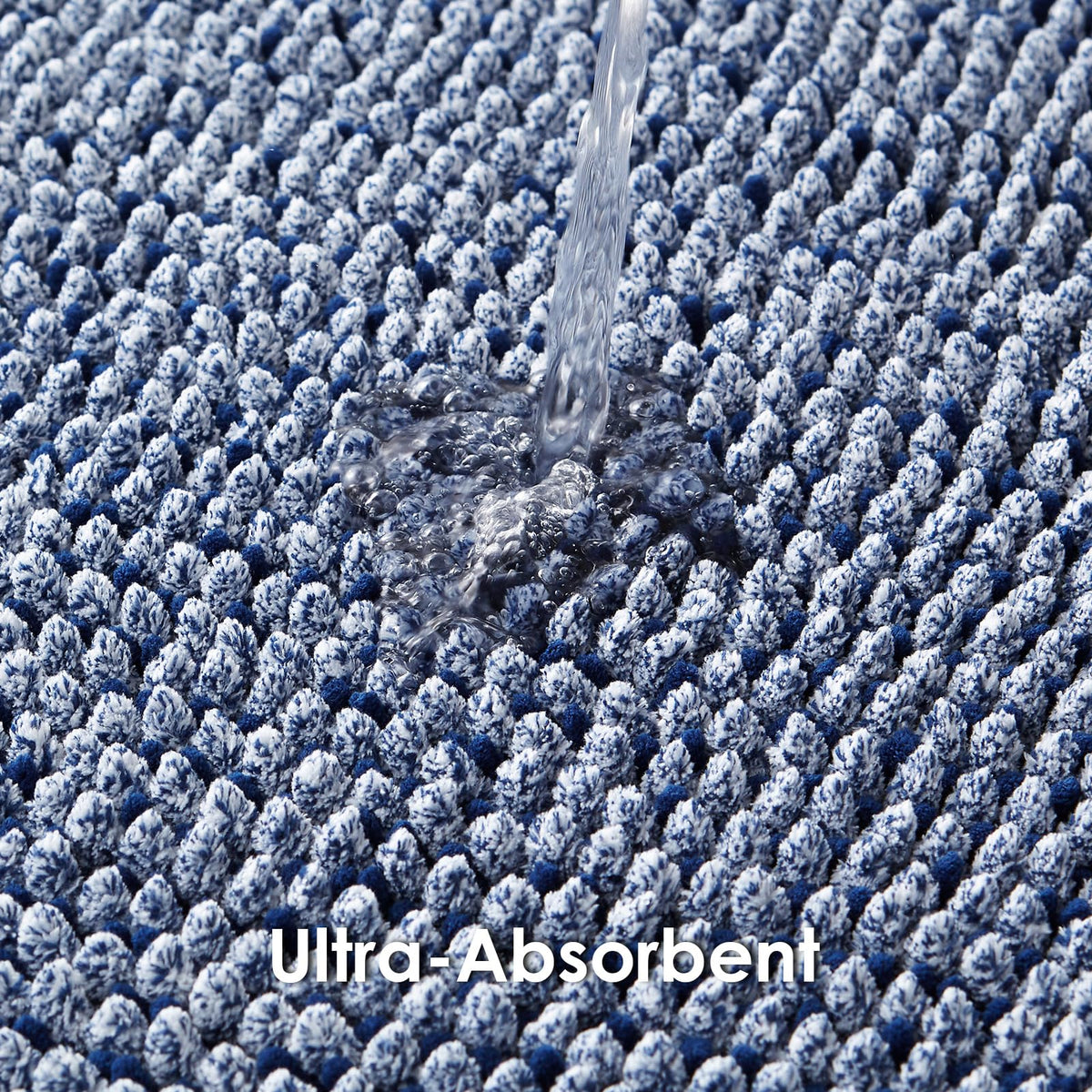 EHEYCIGA Pet Bed Mat in 24x16inch, Navy Blue