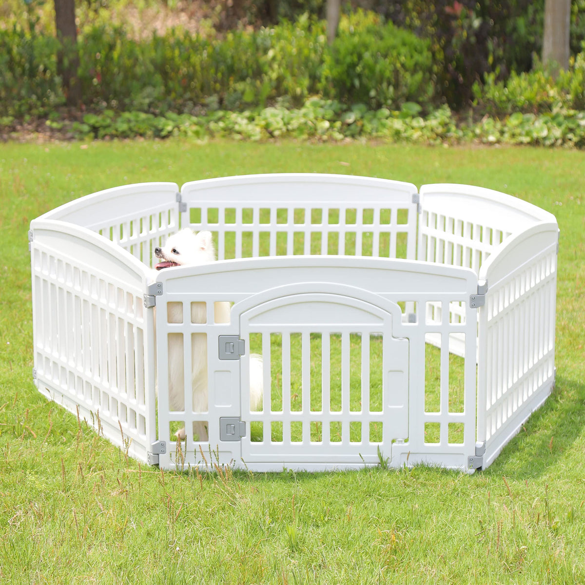 Gupamiga Pet Playpen in White