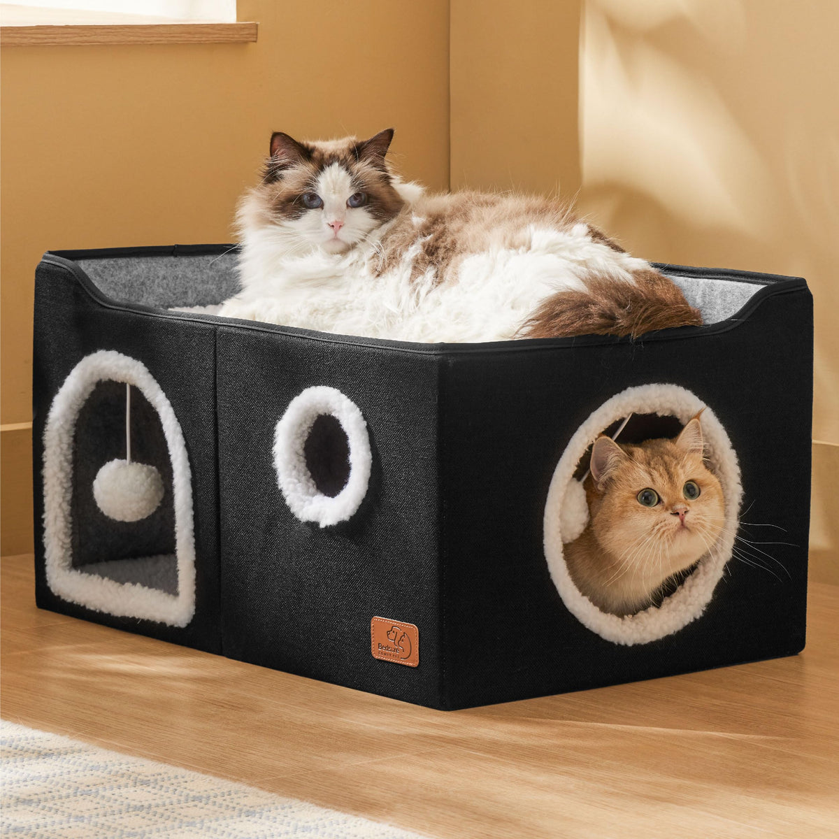 Bedsure Pet Activity Structure in Widen, Black