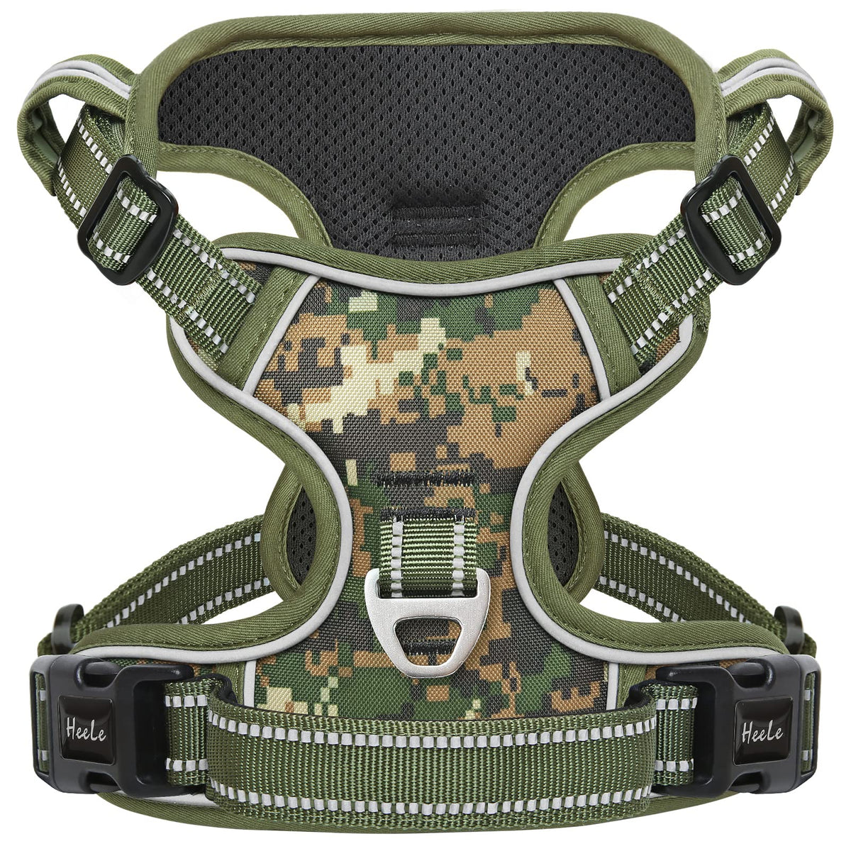 HEELE Animal Harness in S, Camo Green