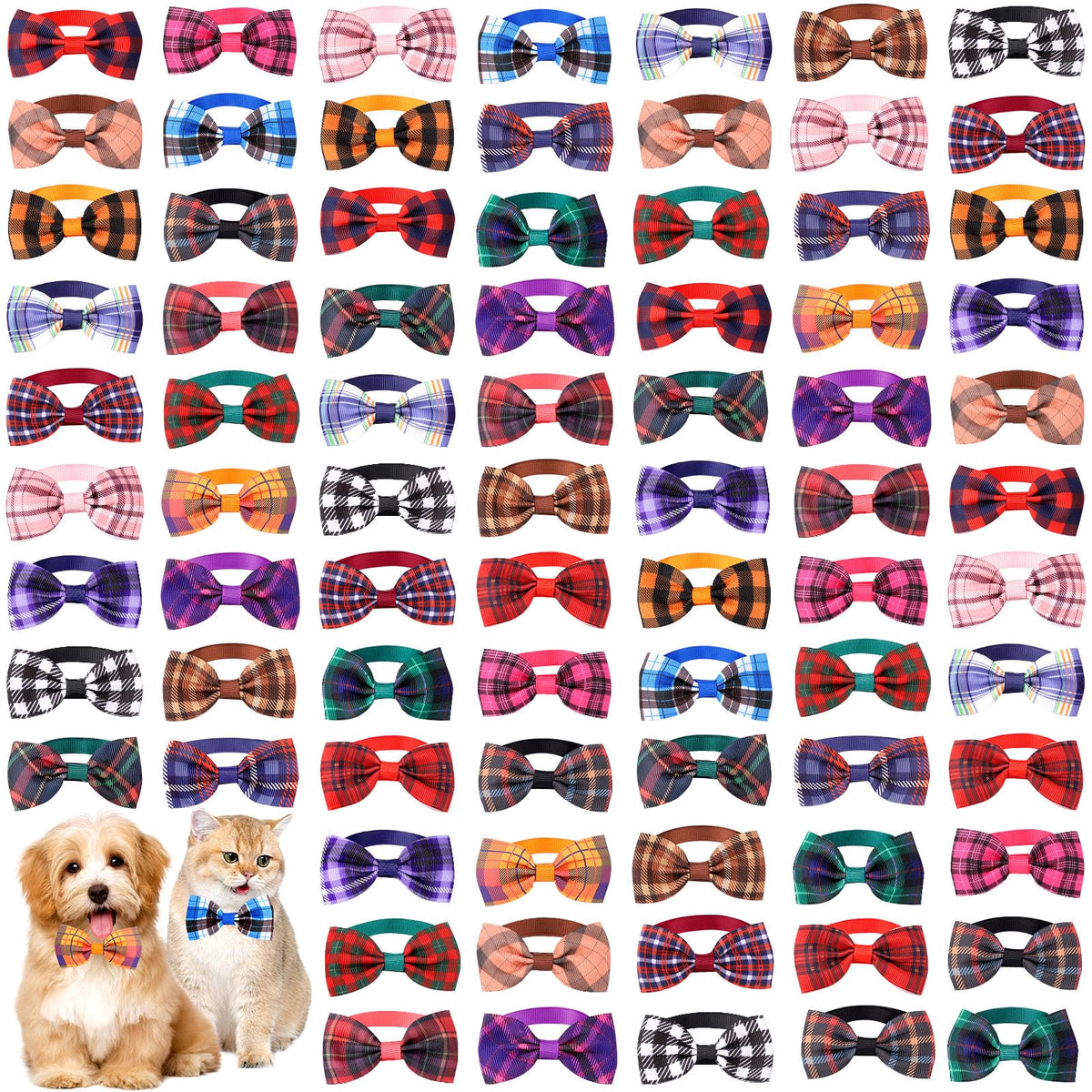 Segarty Pet Apparel in Large, 80pcs-plaid