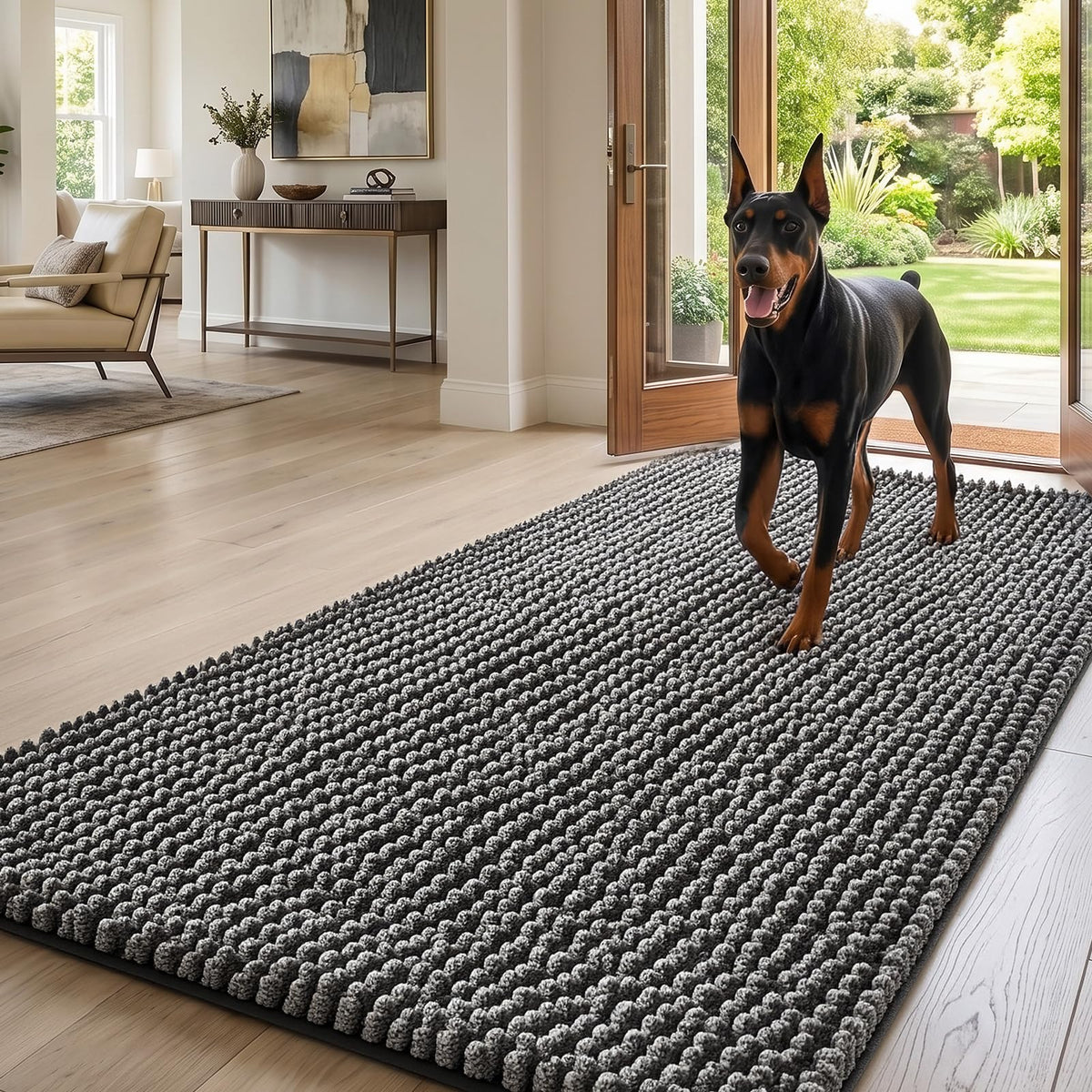 EHEYCIGA Pet Bed Mat in 60x36inch, Grey