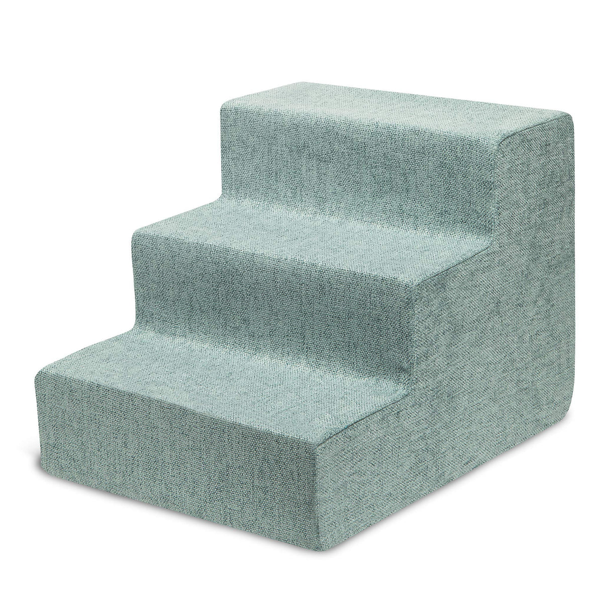 Best Pet Supplies Animal Stair in H: 13.5 Inches, Pale Teal