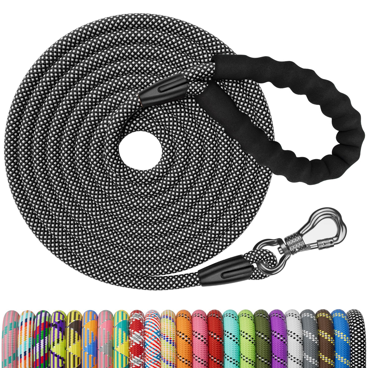 NTR Leash in 10ft*1/3", Black