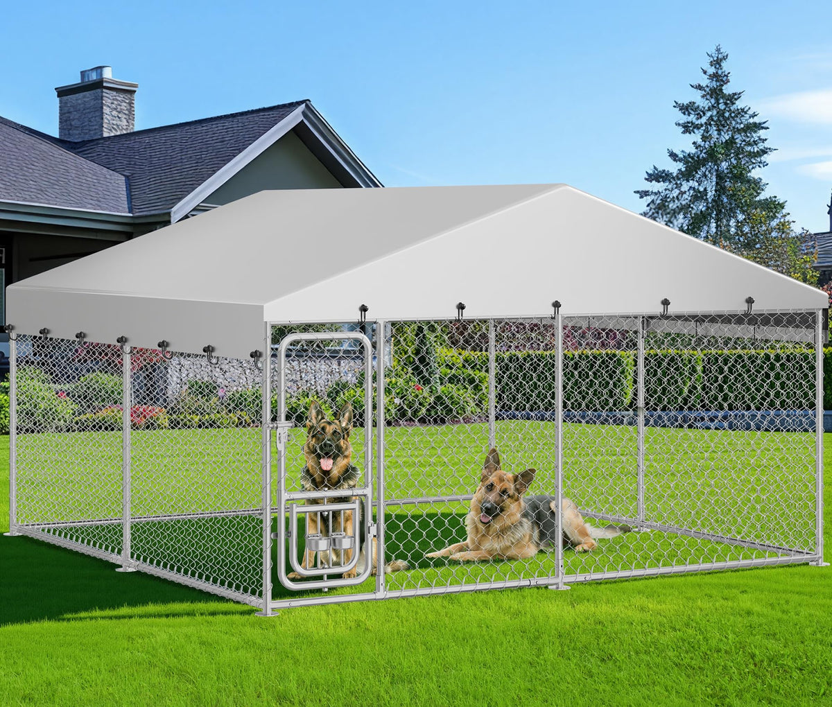 DWVO Animal Cage in 10 x 10 FT, Silver