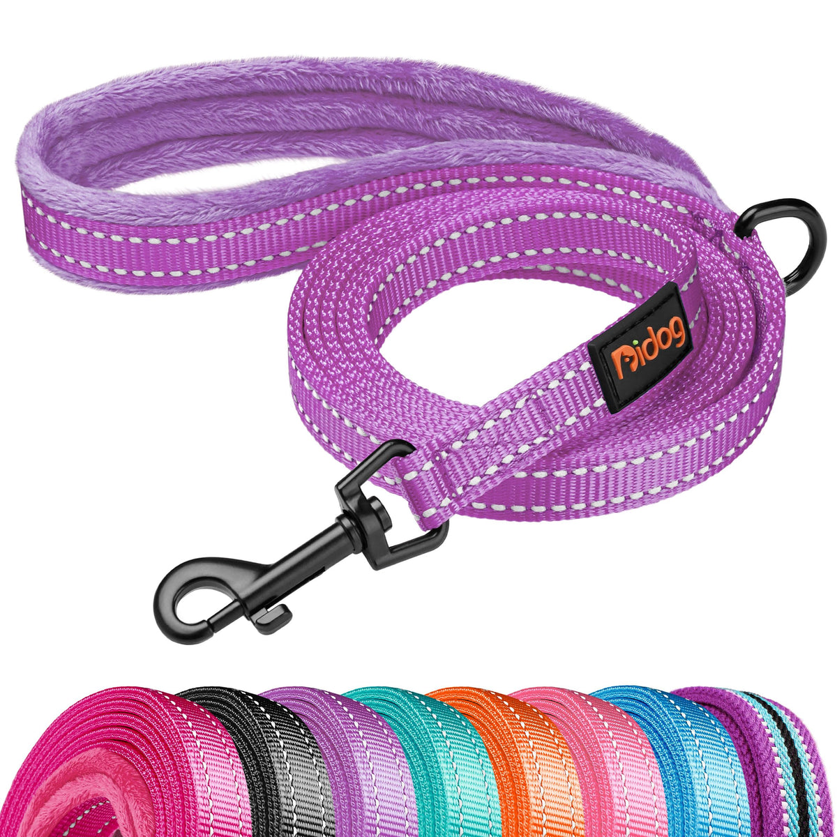 Didog Leash in 5/8''x 6 FT, Purple