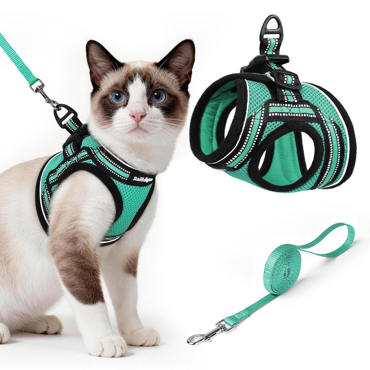 rabbitgoo Animal Harness in L, Green