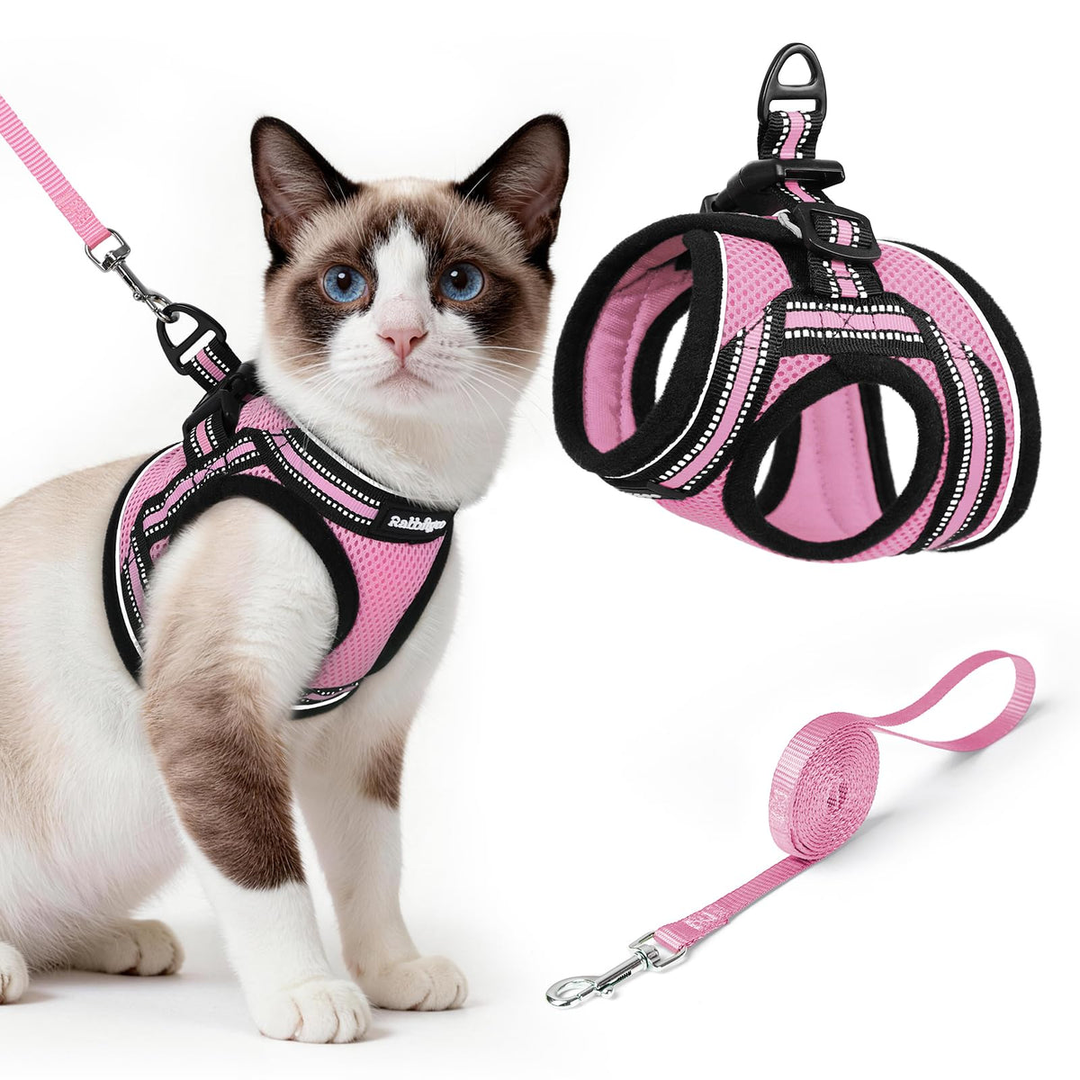 rabbitgoo Animal Harness in L, Pink