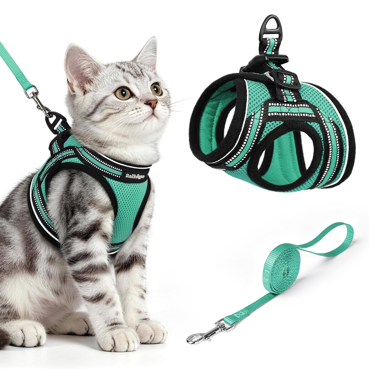 rabbitgoo Animal Harness in M, Green