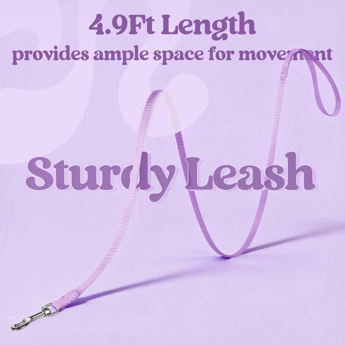 rabbitgoo Animal Harness in M, Light Purple