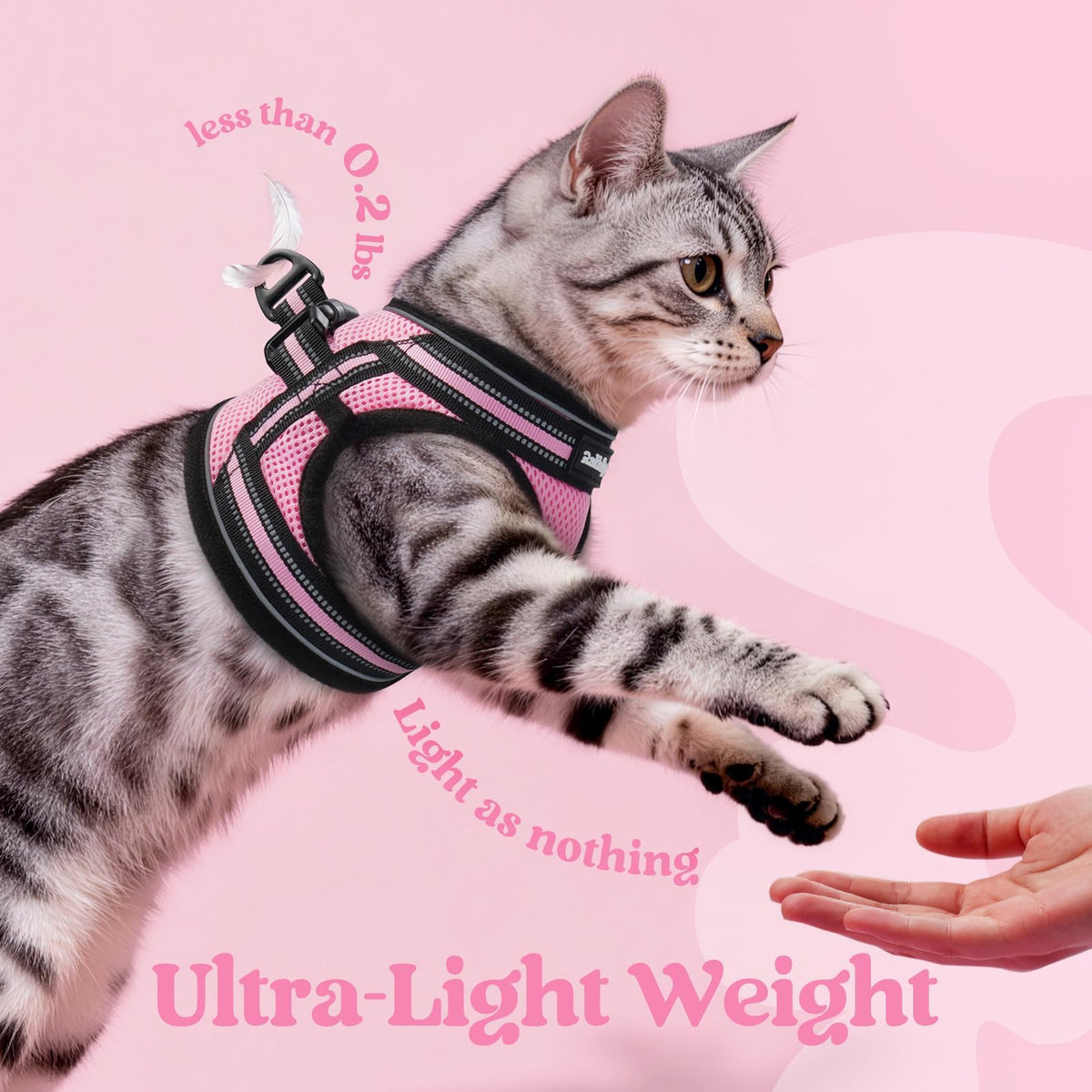 rabbitgoo Animal Harness in M, Pink