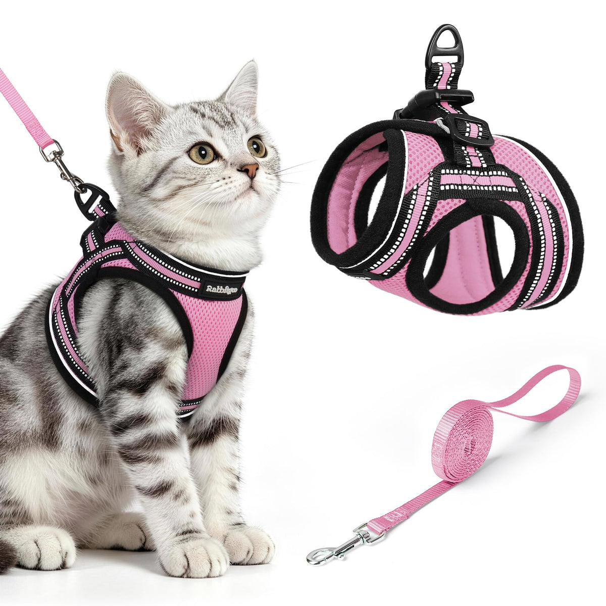 rabbitgoo Animal Harness in M, Pink
