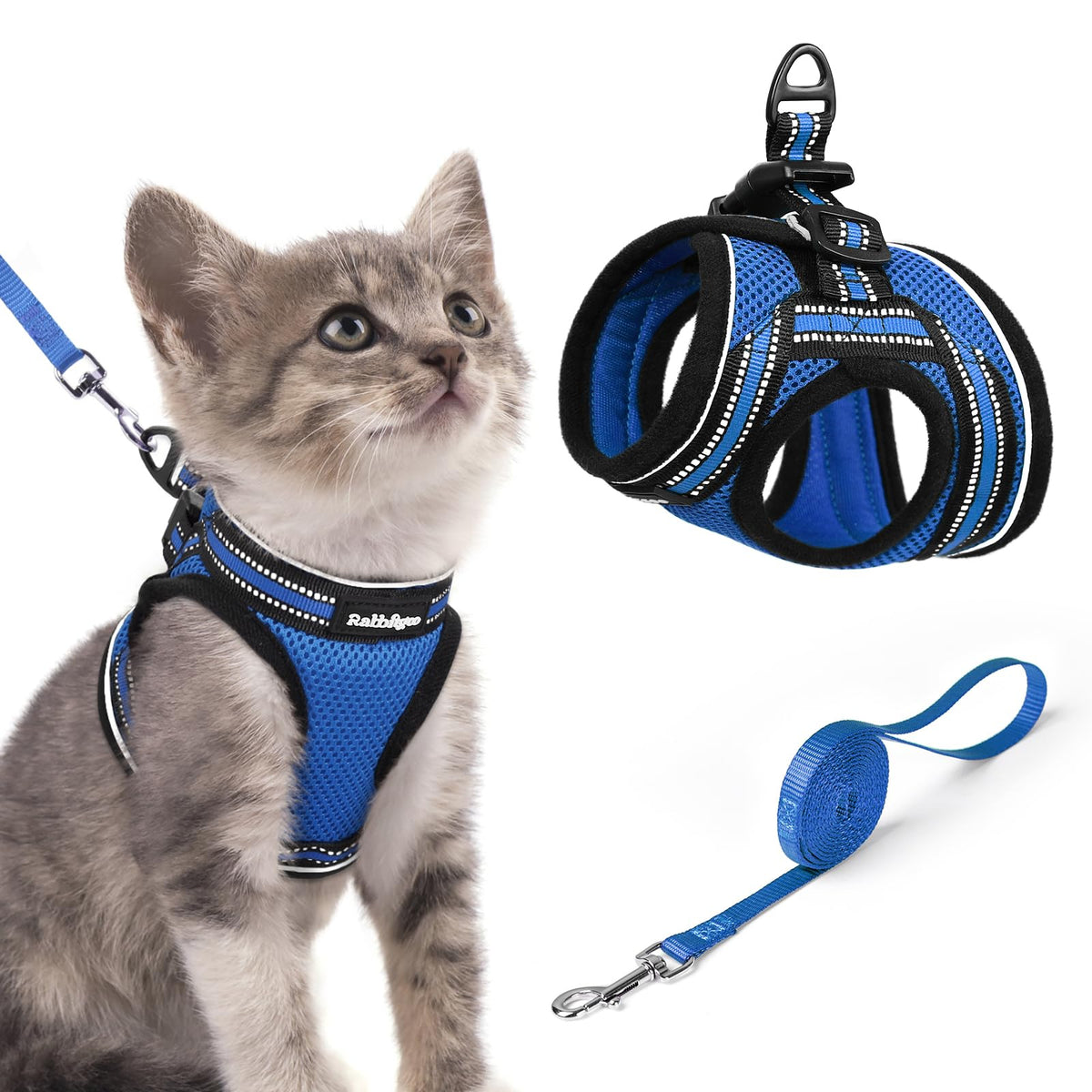rabbitgoo Animal Harness in S, Blue