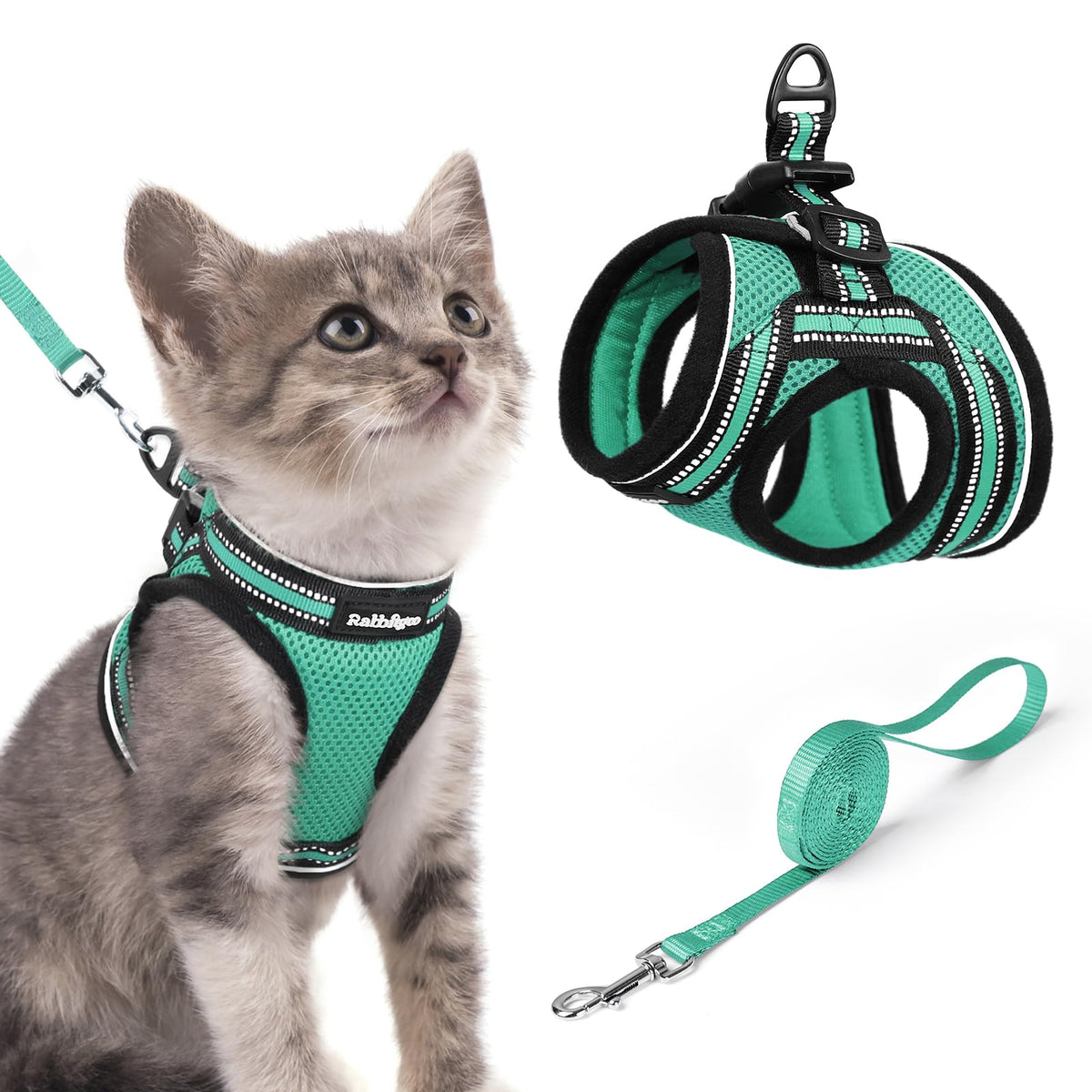 rabbitgoo Animal Harness in S, Green