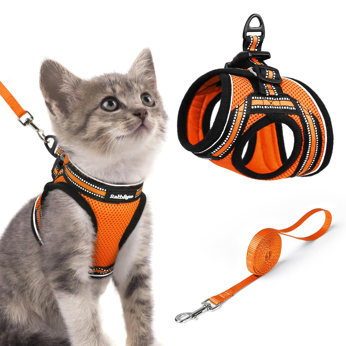 rabbitgoo Animal Harness in S, Orange